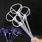 Large Balloon Sticks with Holders, 35 Sets – 17" Clear Bobo Stands for 10"–30" Balloons